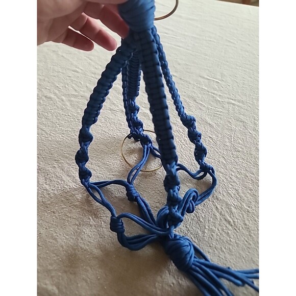 Macrame Plant Hanger Set Of Two - Picture 4 of 10